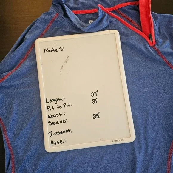 Kansas Jayhawks Pullover Womens L Blue 1/4 Zip Performance NCAA Knights Apparel - Picture 8 of 10